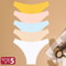 FINETOO 5 Piece Ice Silk Seamless Low Waist Brazilian Panties Breathable Stretch Underwear Set 9
