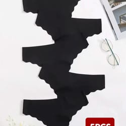 5 piece seamless thong panties set soft breathable g string underwear for women