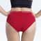 6 Piece High Waist Cotton Panty Set Breathable Solid Color Underwear For Women 2