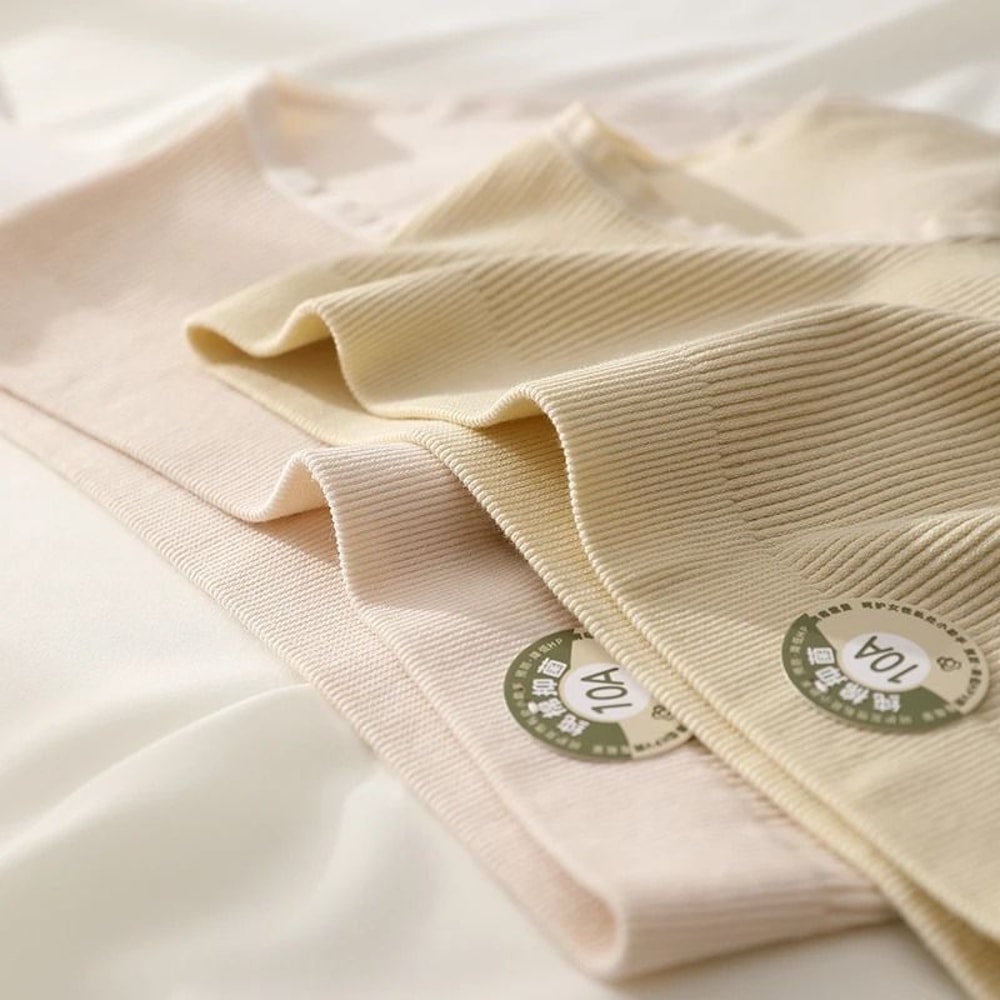 Seamless Sports Style Panties Set For Women Soft Stretch Solid Briefs 5