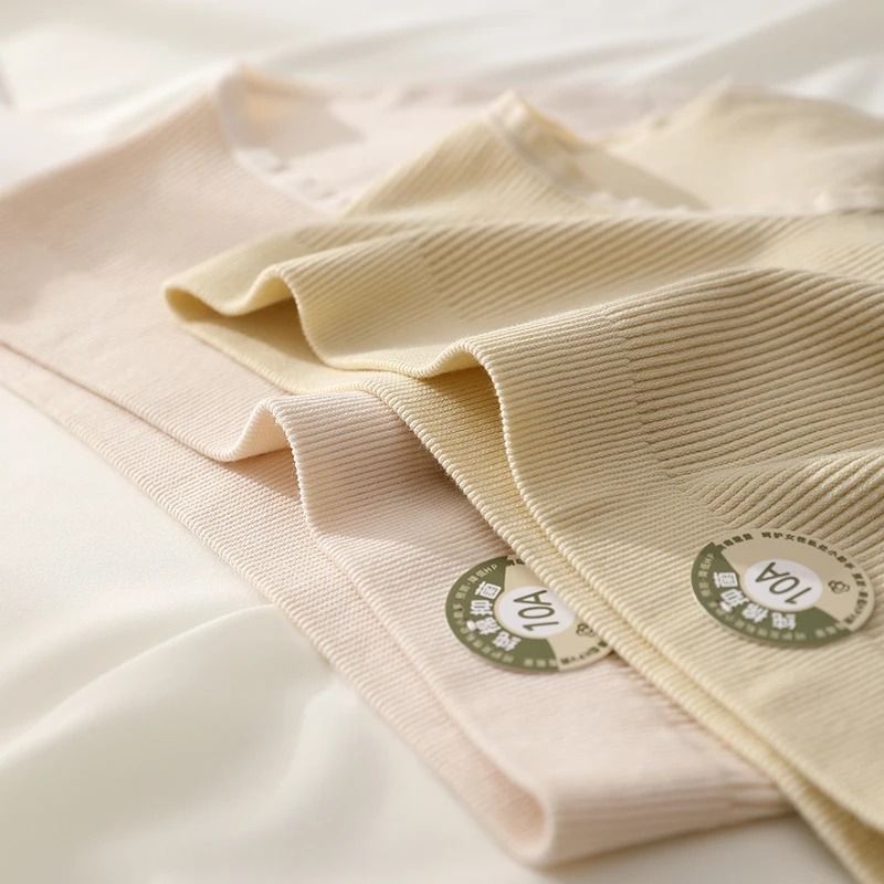 Seamless Sports Style Panties Set For Women Soft Stretch Solid Briefs 5