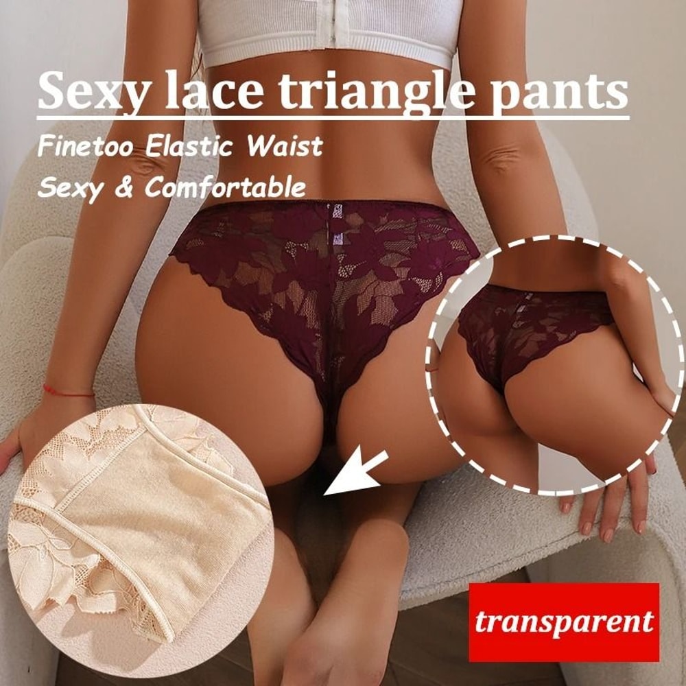 5 Piece Satin Floral Lace Panty Set For Women With Sheer Patchwork And Soft Stretch Fit 1