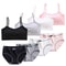 Cotton Girls Training Bra And Briefs Set Soft Wireless Underwear For Teen Girls 6