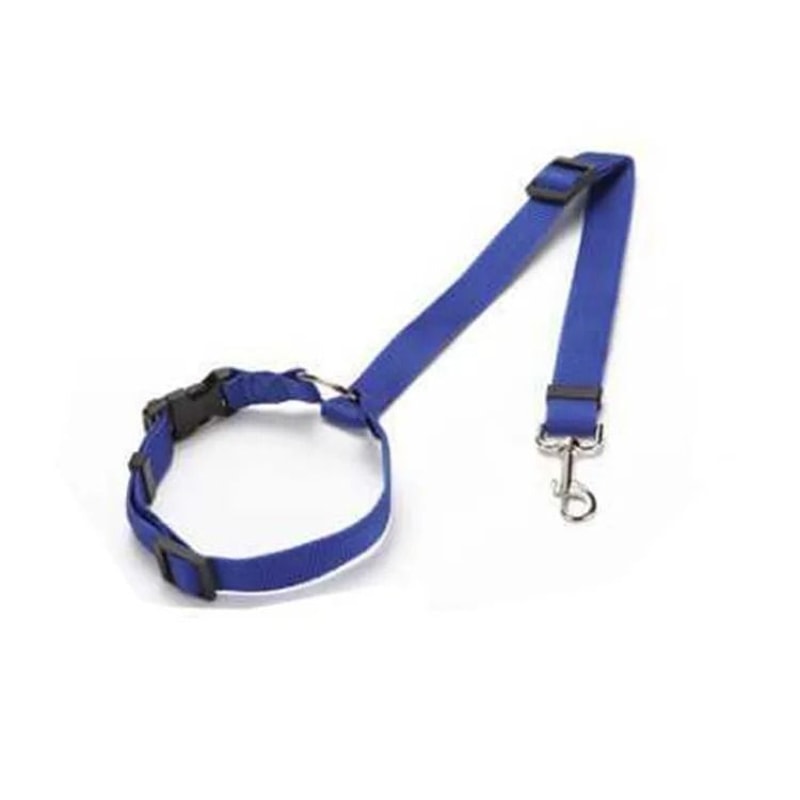 Adjustable Dog Car Seat Belt Nylon Leash Two In One Safety Harness 13