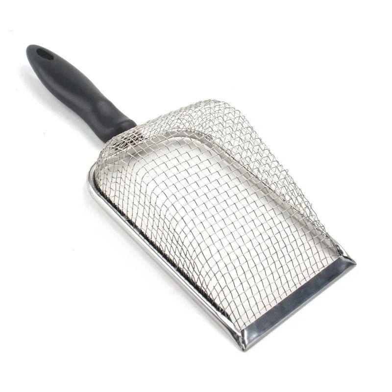Stainless Steel Cat Litter Scoop Long Handle Metal Waste Shovel 3