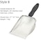 Stainless Steel Cat Litter Scoop Long Handle Metal Waste Shovel 7