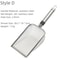 Stainless Steel Cat Litter Scoop Long Handle Metal Waste Shovel 9