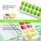 Silicone Ice Cube Tray With Lid 14 Grid Ice Mold For Freezer 1