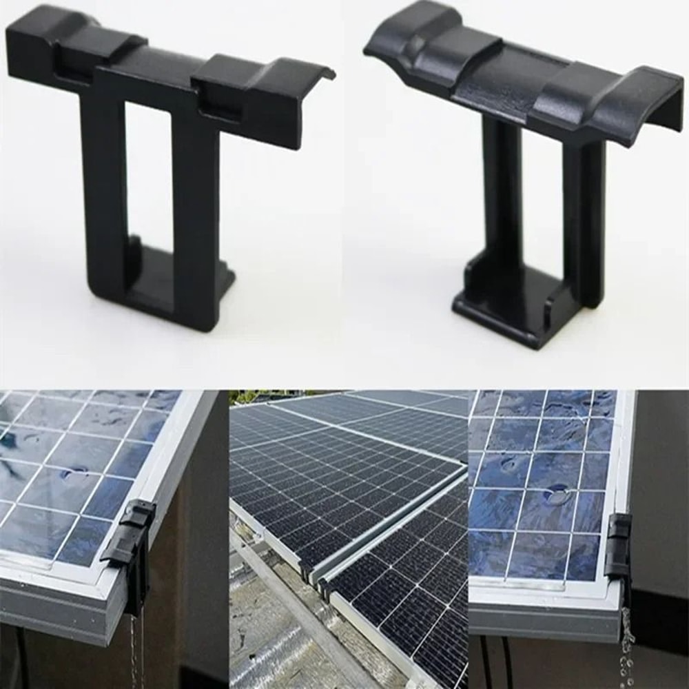 Solar Panel Water Drainage Clips Set Adjustable Dust And Water Removal Fasteners 5