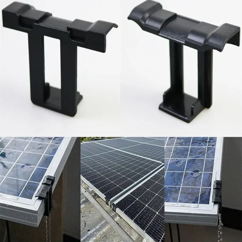 Solar Panel Water Drainage Clips Set Adjustable Dust And Water Removal Fasteners 5