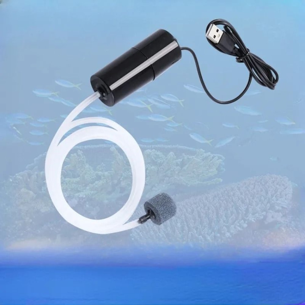 USB Aquarium Air Pump Mini Oxygenator Silent Aerator For Fish Tank 3