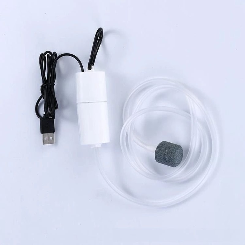 USB Aquarium Air Pump Mini Oxygenator Silent Aerator For Fish Tank 6