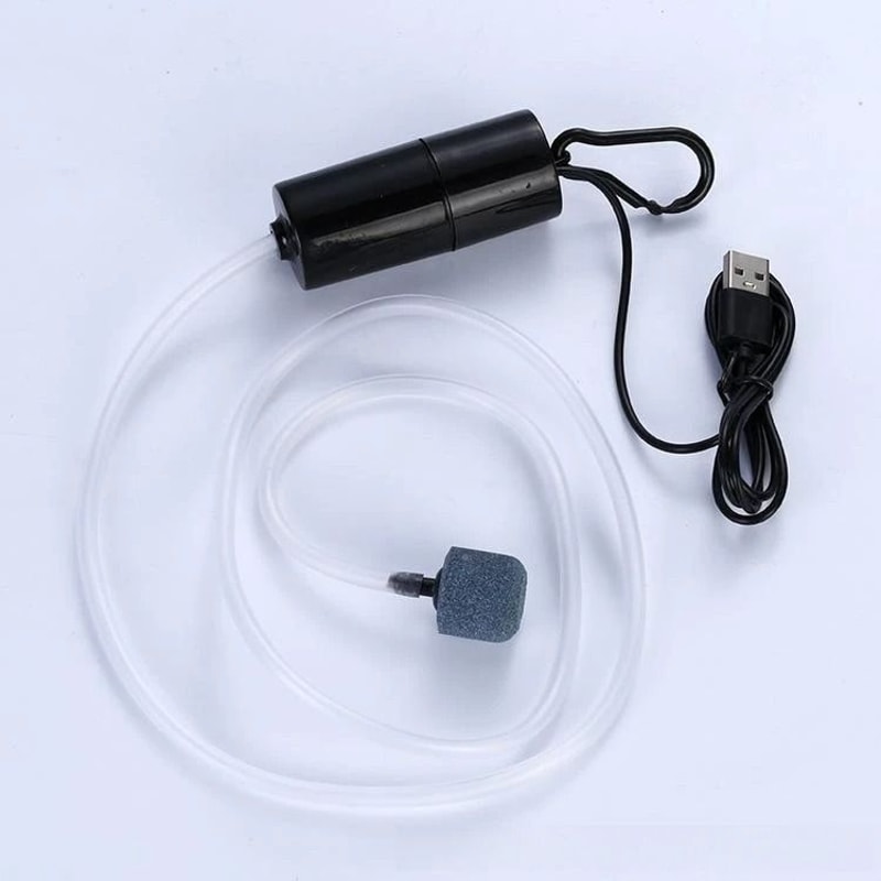 USB Aquarium Air Pump Mini Oxygenator Silent Aerator For Fish Tank 7