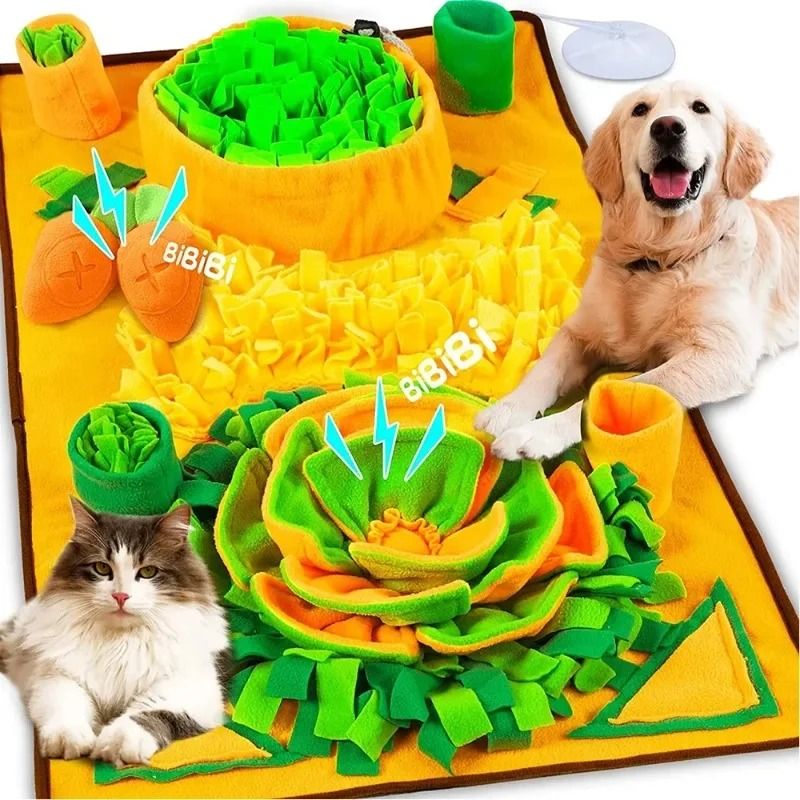 Large Snuffle Mat For Dogs Interactive Feeding And Stress Relief Training Mat 0