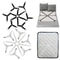 Triangle Bed Sheet Holders Adjustable Elastic Clips Mattress Grippers Set 2