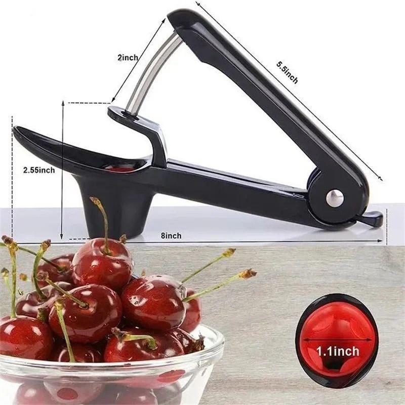 Cherry Pitter Tool Fruit Olive Corer Seed Remover Kitchen Gadget 3