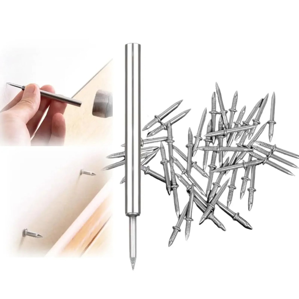 Carbon Steel Non Marking Nails For Seamless Baseboard Installation Set 0