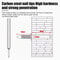 Carbon Steel Non Marking Nails For Seamless Baseboard Installation Set 5