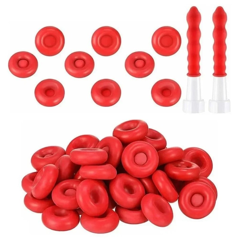 Red Caulk Saving Caps Silicone Caulk Sealer Saver For Open Tubes 5