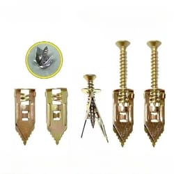self drilling drywall anchors screws set for gypsum plasterboard installation