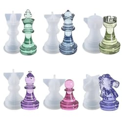 silicone chess mold for diy epoxy resin casting handmade crafts