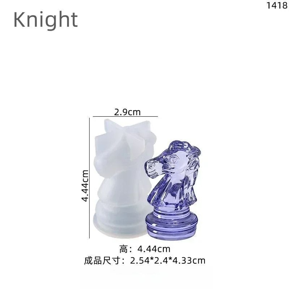 Silicone Chess Mold For DIY Epoxy Resin Casting Handmade Crafts 5