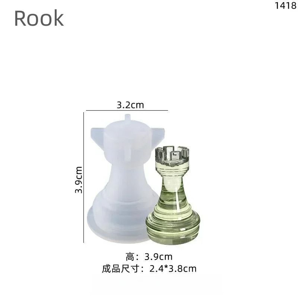 Silicone Chess Mold For DIY Epoxy Resin Casting Handmade Crafts 8