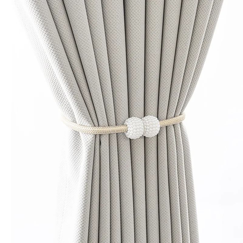Pearl Magnetic Curtain Clip Tie Back Holder Decorative Curtain Buckle 4
