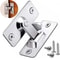 90 Degree Door Latch Stainless Steel Barn Door Hook Lock Hardware 0