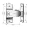 90 Degree Door Latch Stainless Steel Barn Door Hook Lock Hardware 8