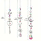 Crystal Wind Chime Rainbow Sun Catcher Dream Catcher Hanging Decor 1