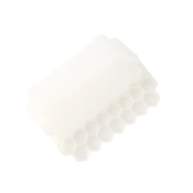 Honeycomb Silicone Ice Cube Mold 37 Cavity Reusable Ice Maker Tray 10