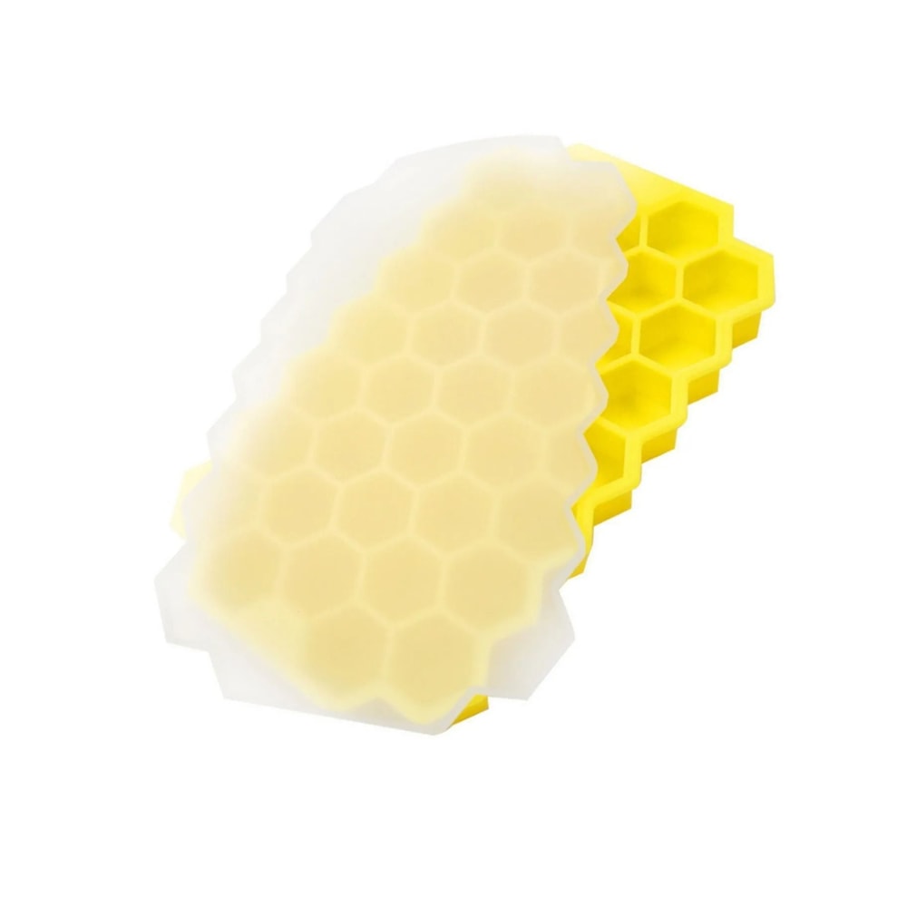 Honeycomb Silicone Ice Cube Mold 37 Cavity Reusable Ice Maker Tray 8