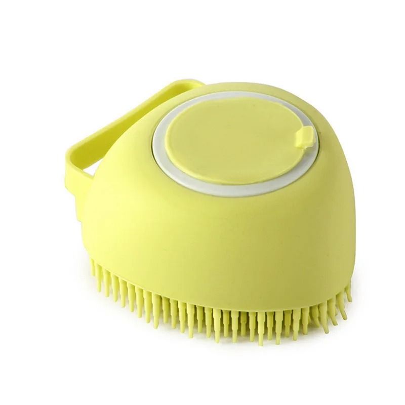 Pet Dog Shampoo Brush Silicone Bath Scrubber Massage Comb For Cats 12