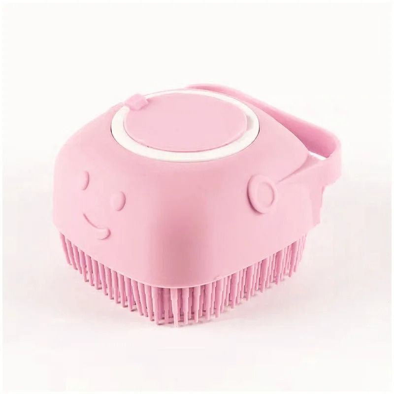 Pet Dog Shampoo Brush Silicone Bath Scrubber Massage Comb For Cats 4