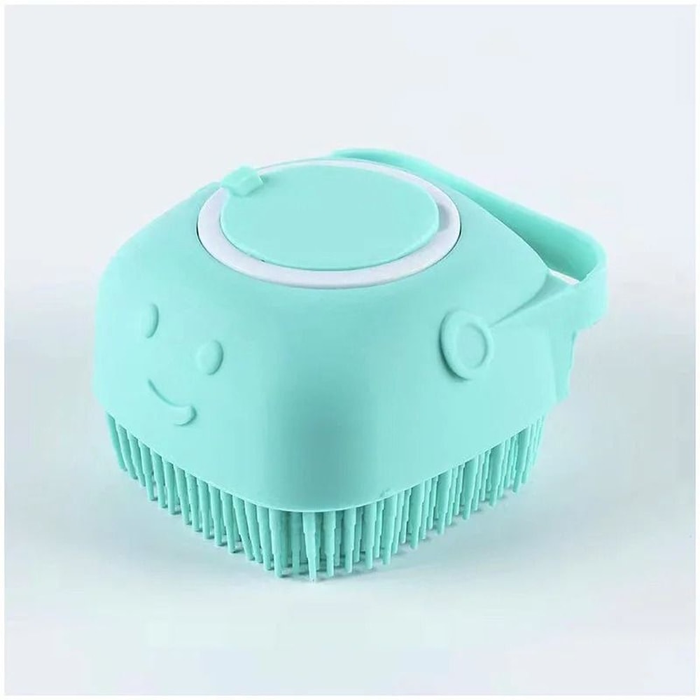 Pet Dog Shampoo Brush Silicone Bath Scrubber Massage Comb For Cats 5