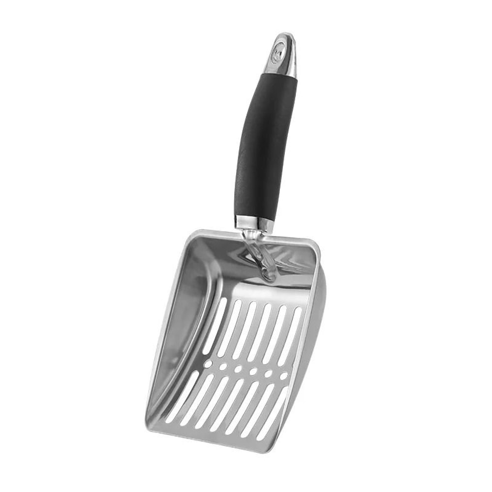 Stainless Steel Cat Litter Scoop Long Handle Pet Cleaning Shovel 5