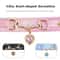 PU Pet Cat And Dog Collar With Rhinestone Heart Necklace Adjustable Design 2