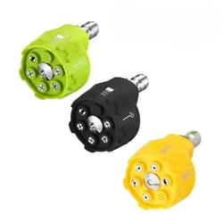 6 in 1 pressure washer nozzle tips set with quick connect adapter