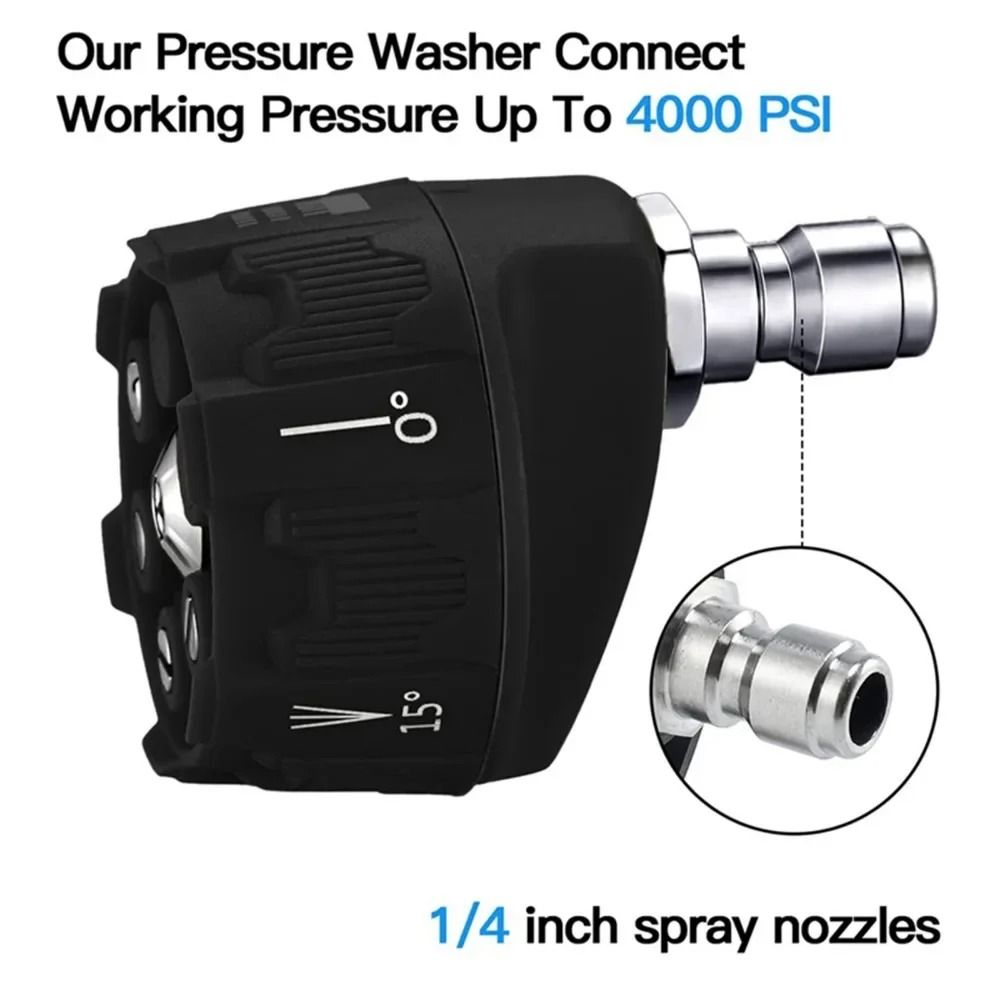 6 In 1 Pressure Washer Nozzle Tips Set With Quick Connect Adapter 2