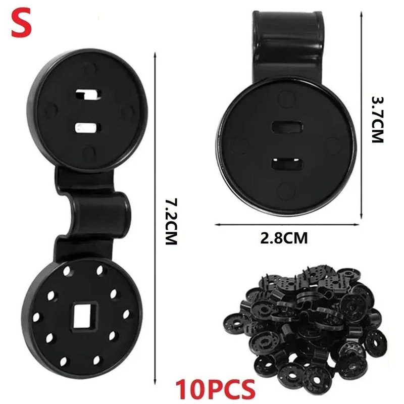 Sunshade Net Clips For Greenhouse And Garden Shade Cloth Secure Fastening Set Of 10 5