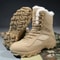 Mens Winter High Top Casual Snow Boots Non Slip Plush Thick Cotton Footwear 0