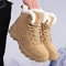 Mens Winter High Top Casual Snow Boots Non Slip Plush Thick Cotton Footwear 2