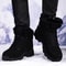Mens Winter High Top Casual Snow Boots Non Slip Plush Thick Cotton Footwear 4