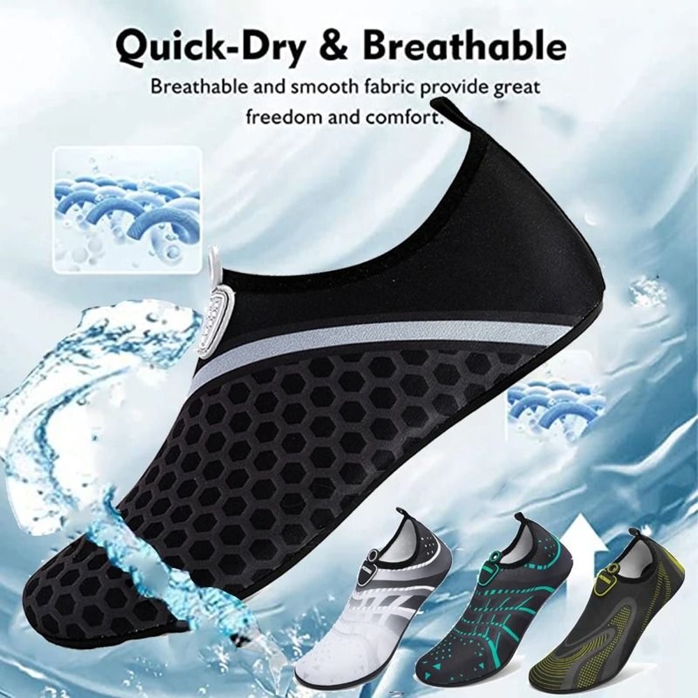 Unisex Water Shoes Quick Dry Non Slip Beach Swim And Aqua Footwear 4