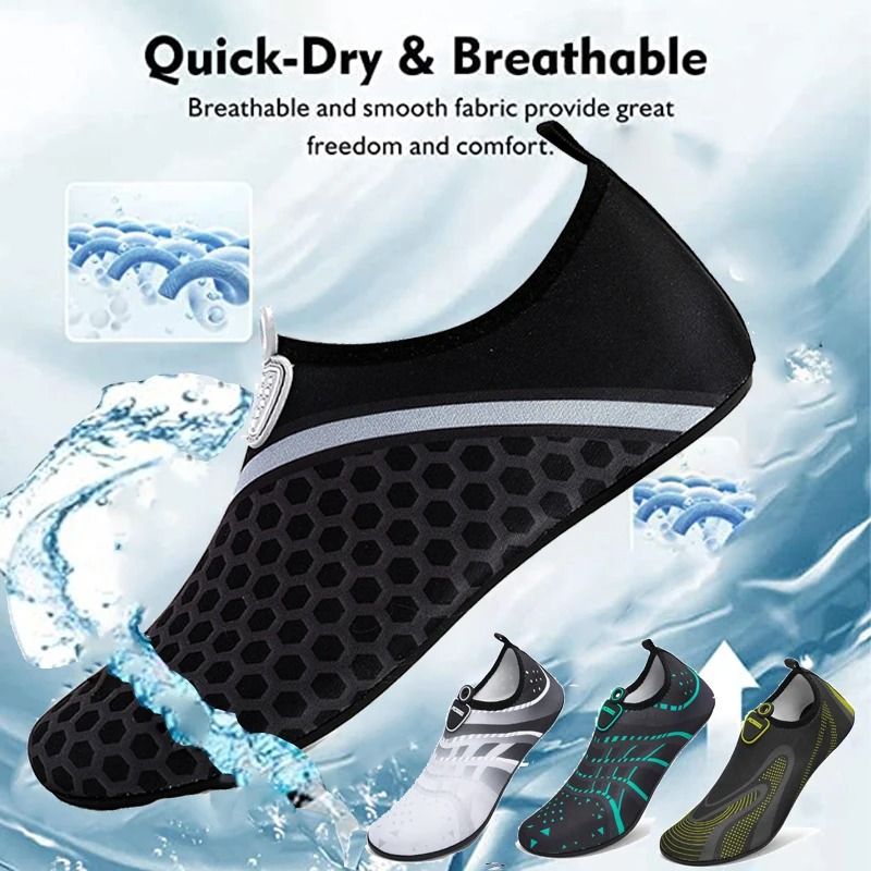 Unisex Water Shoes Quick Dry Non Slip Beach Swim And Aqua Footwear 4