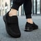 Womens Anti Slip Walking Shoes Soft Sole Velcro Breathable Casual Footwear 4