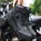 Mens Leather Motorcycle Boots Anti Slip Ankle Riding Footwear 1