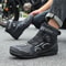 Mens Leather Motorcycle Boots Anti Slip Ankle Riding Footwear 3