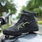 Mens Leather Motorcycle Boots Anti Slip Ankle Riding Footwear 4